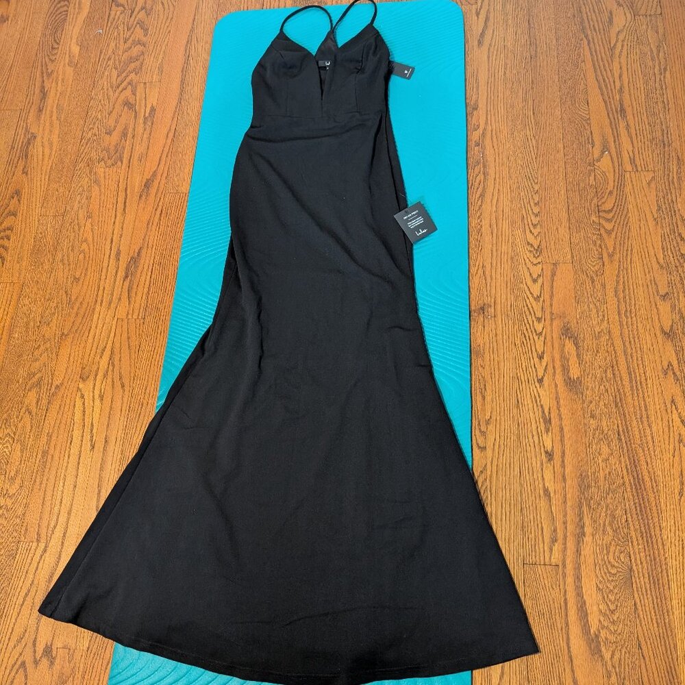 NWT Lulus Amelia Black Dress Small